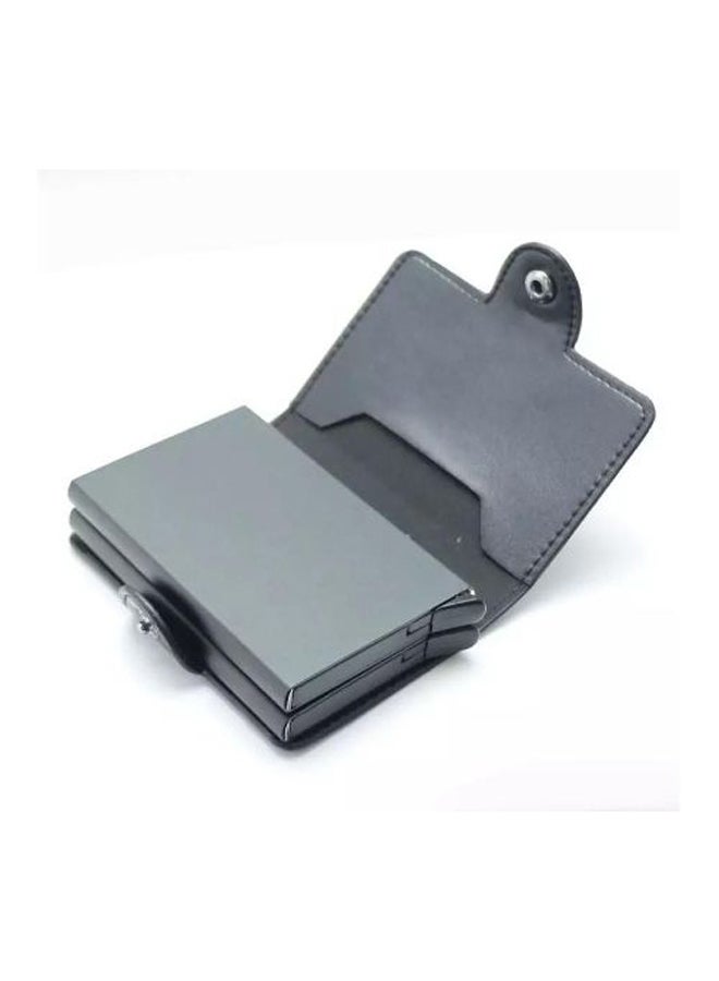 paamsons Leather Card Case Black - Image 3