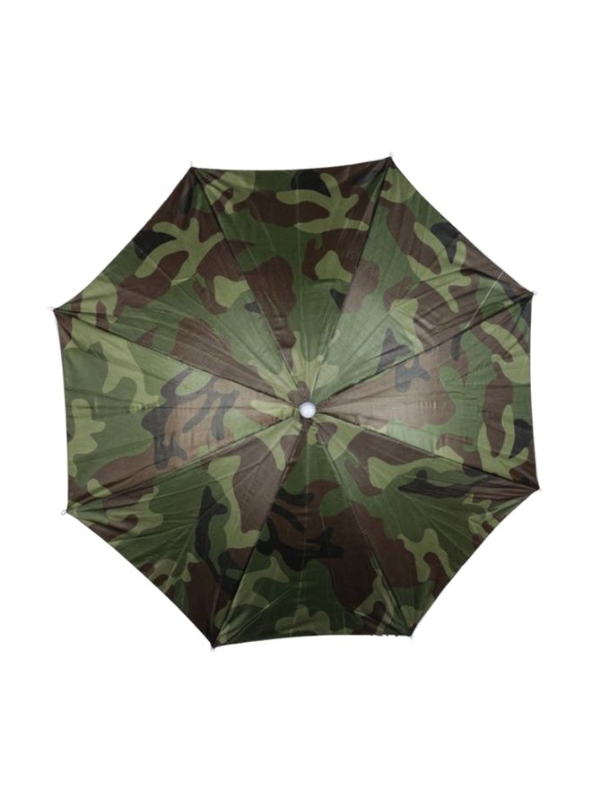 Foldable Fishing Hat Headwear Umbrella Camouflage - Image 1