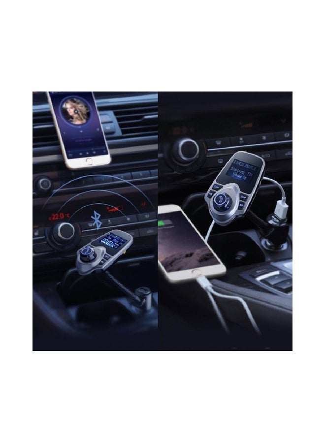 Bluetooth Car FM Transmitter With LCD Screen - Image 3
