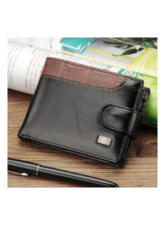 Pilusi Leather Bifold Wallet Black/Brown  - Image 3