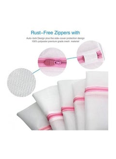 Generic 7-Piece Laundry Bag Set White/Pink  - Image 2