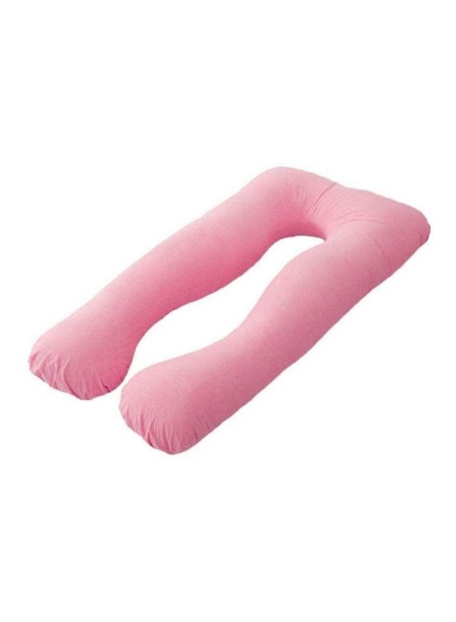 Maternity Pillow Cotton Pink 120x80cm  - Image 1