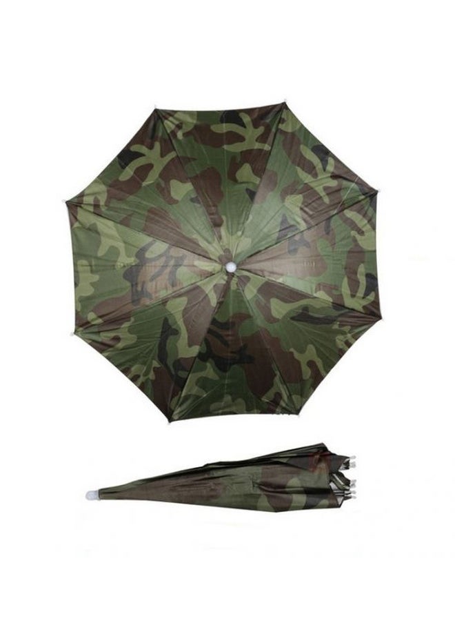 Foldable Fishing Hat Headwear Umbrella Camouflage - Image 4