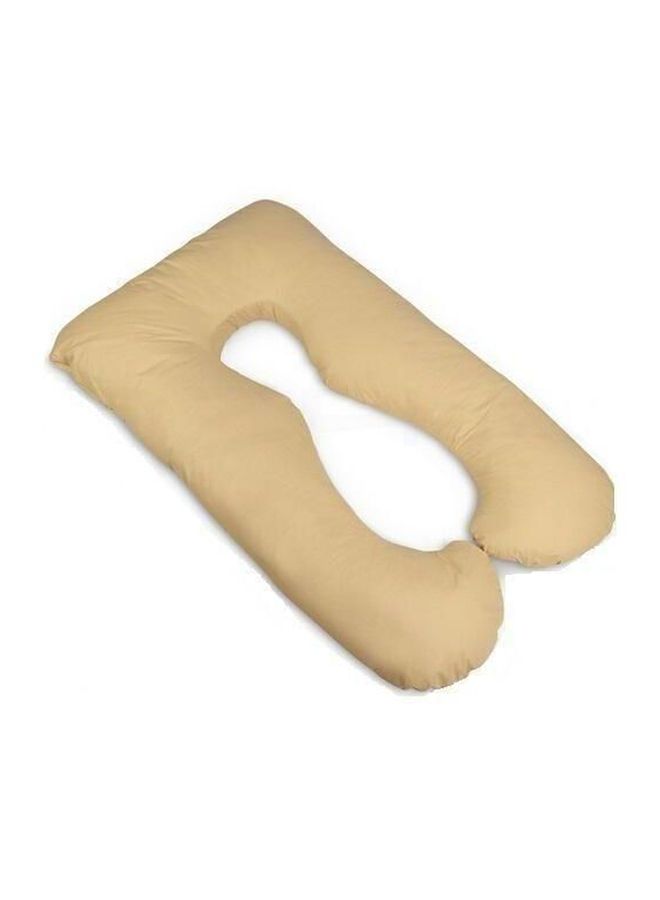 Maternity Pillow Cotton Beige 120x80cm - Image 2