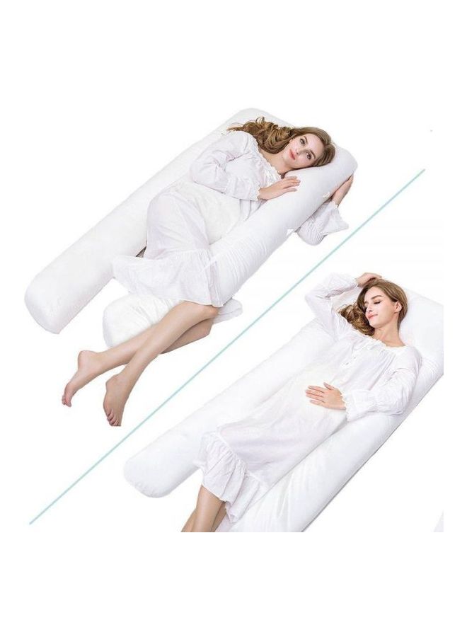 Maternity Pillow Cotton White 120x80cm - Image 2