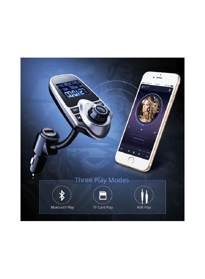 Bluetooth Car FM Transmitter With LCD Screen - Image 4