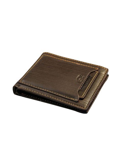 Leather Wallet With Removable Card Mini Wallet Coffee