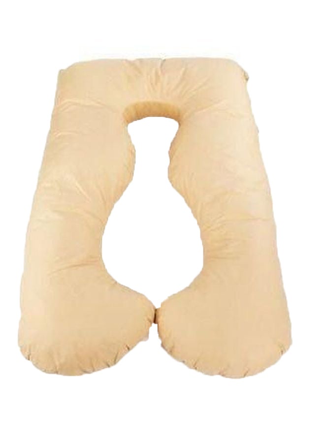 Maternity Pillow Cotton Beige 120x80cm  - Image 1