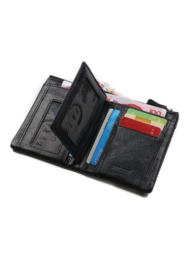 GUBINTO - Leather Trifold Wallet Black - Image 1