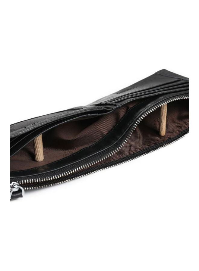 GUBINTO - Leather Trifold Wallet Black - Image 1