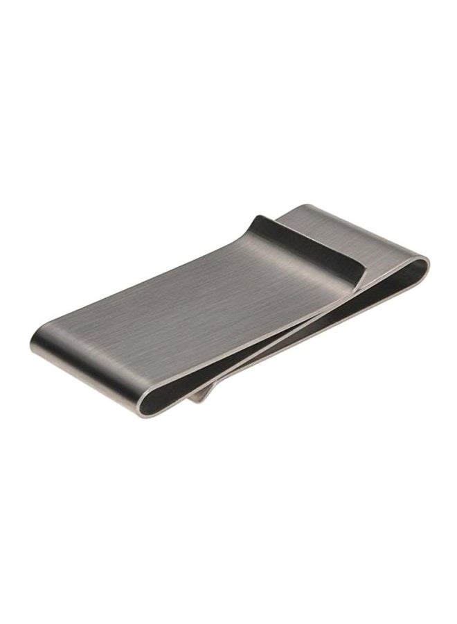 Money Clip Credit Card Holder Silver/Black  - Image 1