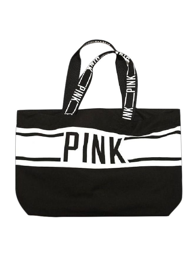 Victoria's Secret Printed Shopper Bag Black/White  - Image 1