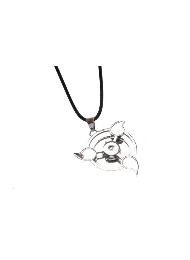 Generic - Alloy Naruto Sasuke Mangekyou Sharingan Pendant Necklace - Image 1