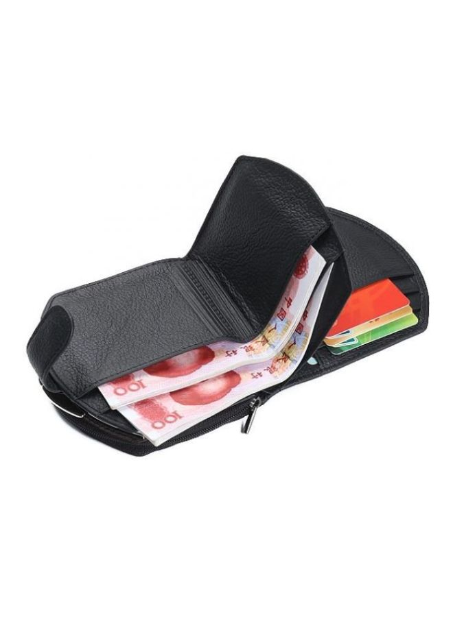 JINBAOLAI - Leather Wallet Black - Image 1