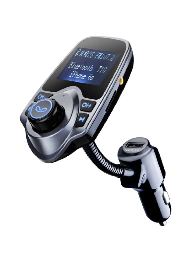 Bluetooth Car FM Transmitter With LCD Screen - Image 1