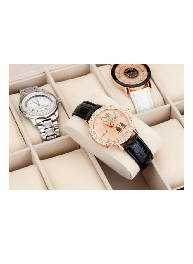 Generic - men Leather Watch Storage Box - Image 1