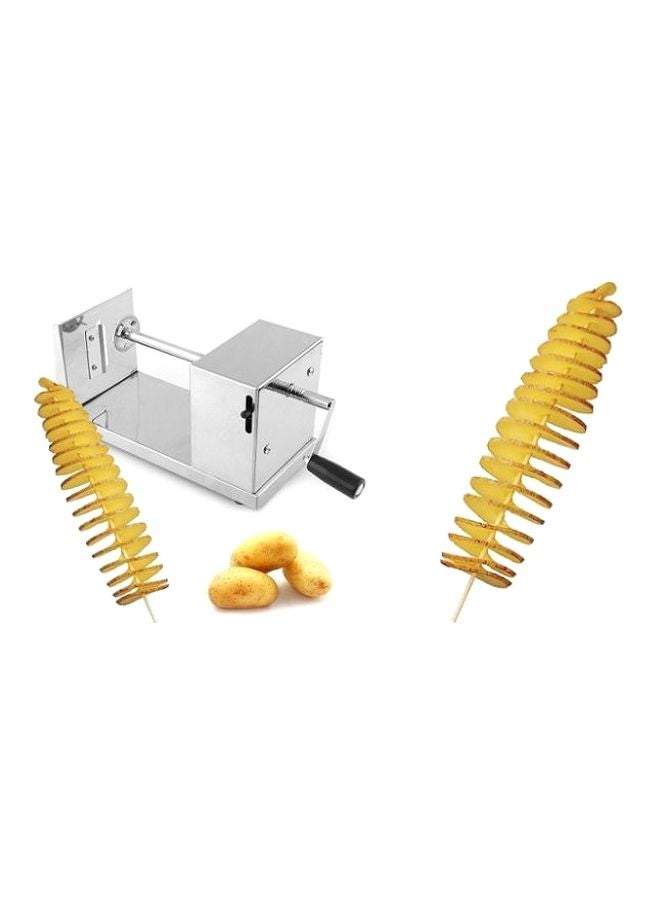 Generic Potato Tornado Spiral Machine Silver 10.25x5.5x4.5inch  - Image 1
