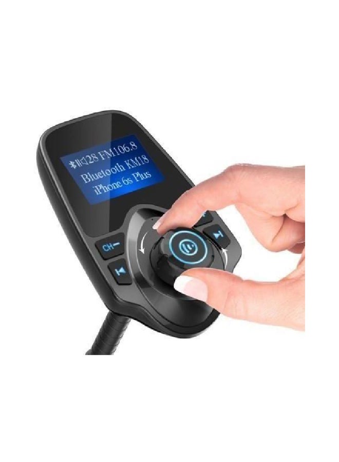 Bluetooth Car FM Transmitter With LCD Screen - Image 2