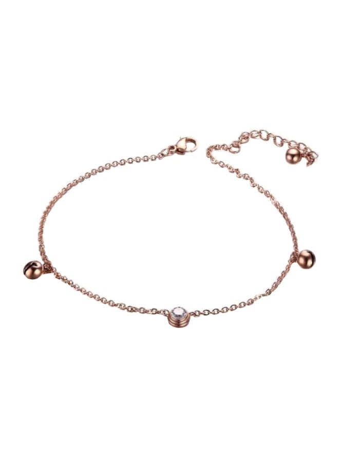 Stainless Steel Chain Charm Anklet  - Image 1