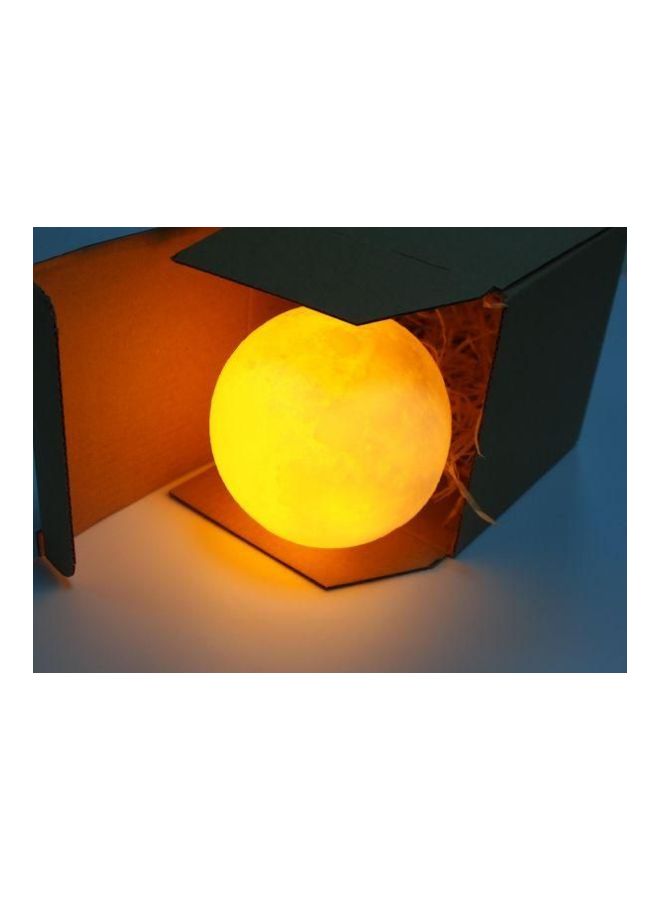 3D Printed LED Moon Light Lamp White/Yellow - Image 4