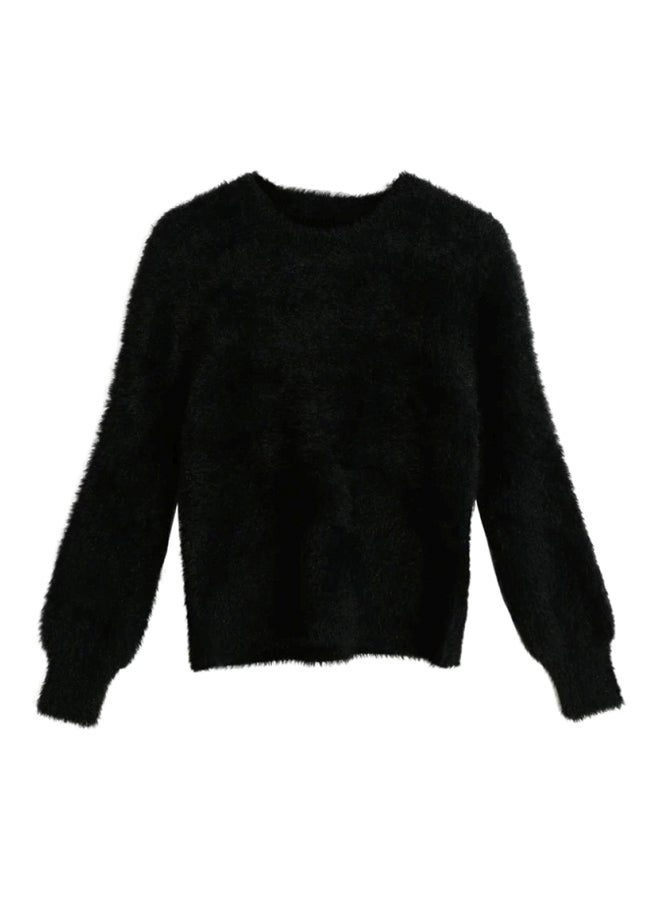 Long Sleeves Pullover Black  - Image 1