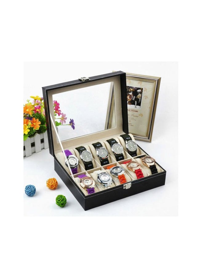 Generic - men Leather Watch Storage Box - Image 1