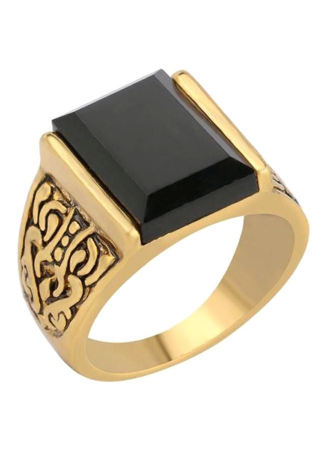 Starthi - Alloy Rhinestone Studded Ring - Image 1