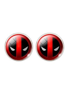 Deadpool Glass Cufflinks