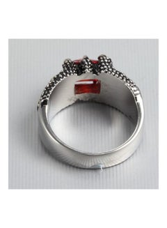 Stainless Steel Rhinestone Studded Ring - v1553263036/N22521659A_3