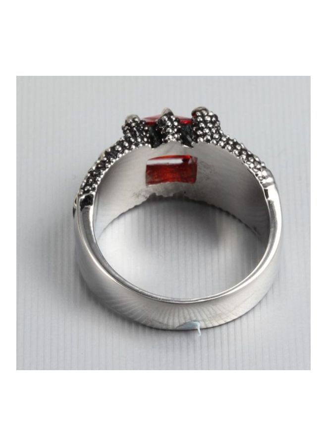Starthi Stainless Steel Rhinestone Studded Ring  - Image 3