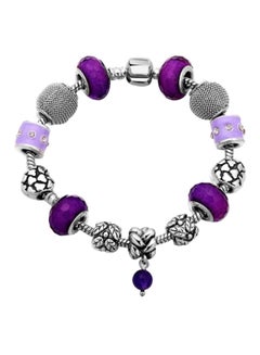 OPK Crystal Pan Bead Bracelet 