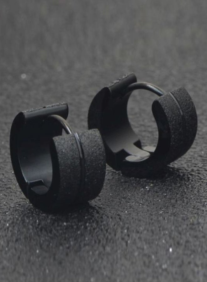 VQYSKO - Titanium Stainless Steel Hoop Earrings - Image 1