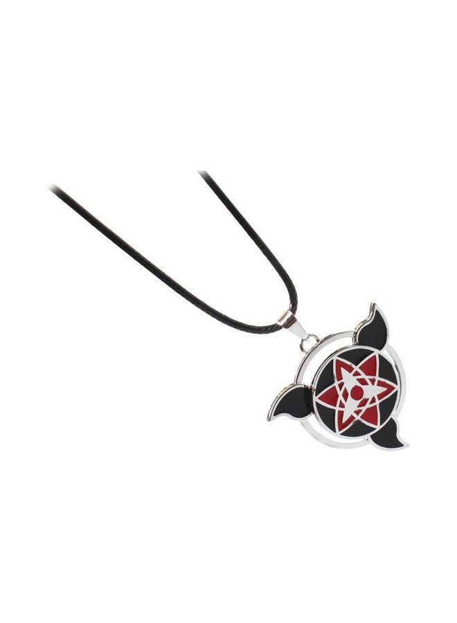Generic - Alloy Naruto Sasuke Mangekyou Sharingan Pendant Necklace - Image 1