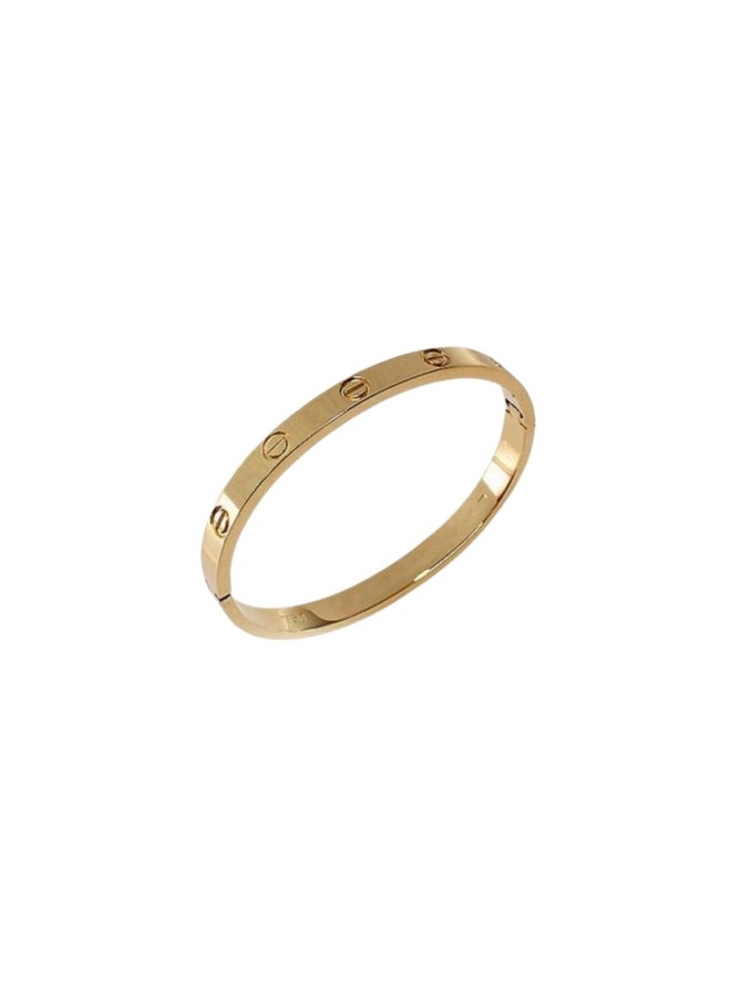 18 Karat Gold Plated Stainless Steel Bracelet - Image 1