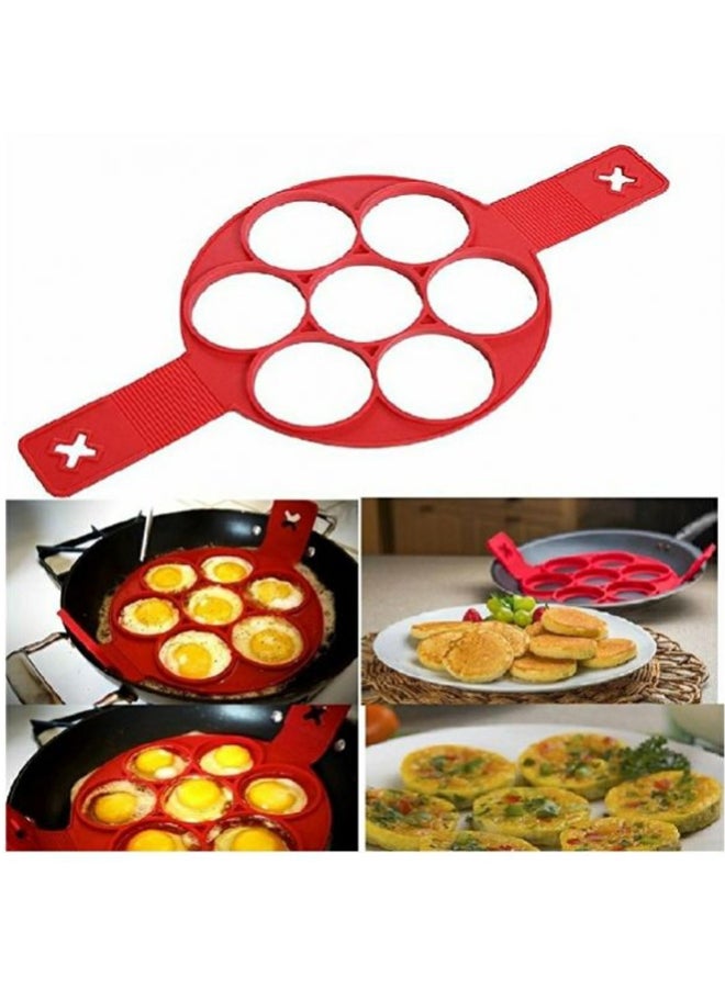 قالب بان كيك سيليكون أحمر - Image 5