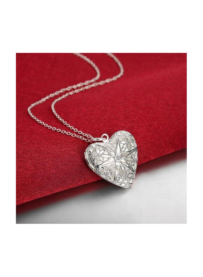 Generic - Heart Shaped Locket Pendant Necklace - Image 1