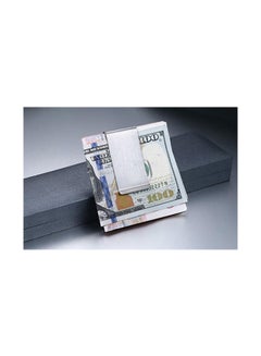 Generic Money Clip Credit Card Holder Silver/Black  - Image 5
