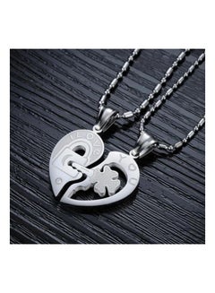 Titanium Stainless Steel Heart Shaped Pendant Necklaces - v1553263210/N22520325A_2