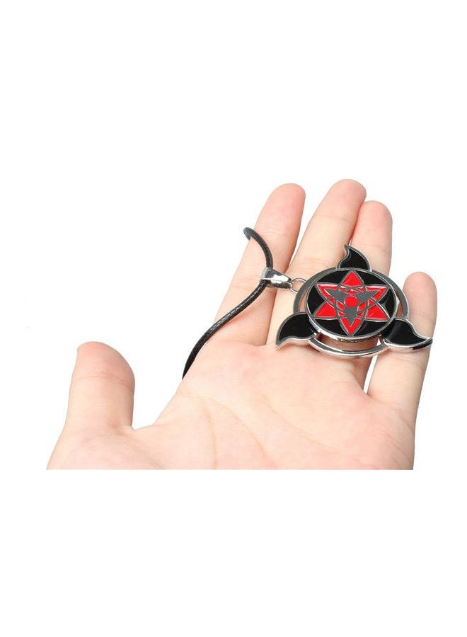 Generic - Alloy Naruto Sasuke Mangekyou Sharingan Pendant Necklace - Image 1
