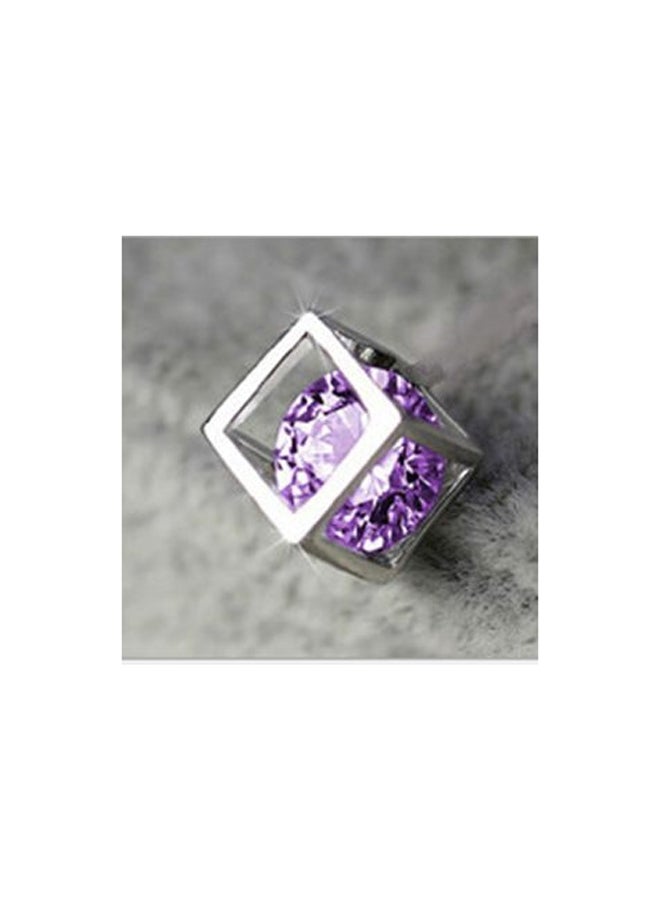 قلادة بدلاية مصنوعة من سبيكة معدنية على شكل مكعب الحب - Image 2