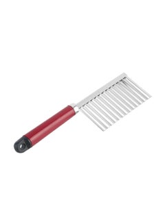 Stainless Steel Vegetable Slicer Silver/Red