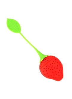 Generic Tea Leaf Strainer Herbal Infuser Red/Green  - Image 1