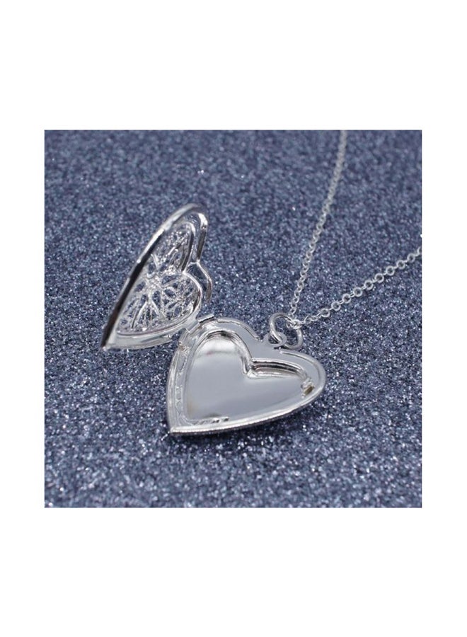 Generic - Heart Shaped Locket Pendant Necklace - Image 1