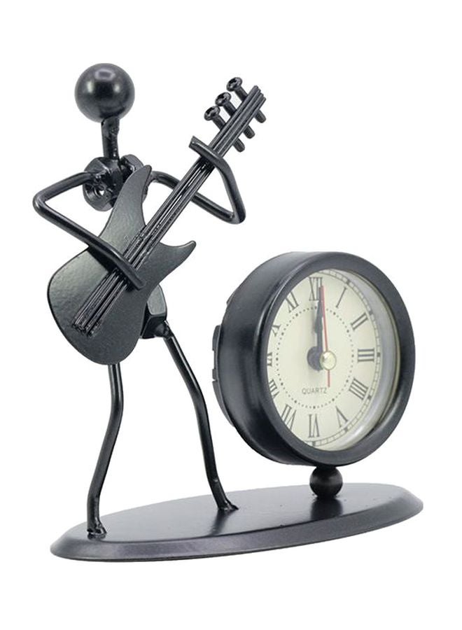 Hand Made Antique Desk And Shelf Clock Black  - Image 1