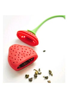 Generic Tea Leaf Strainer Herbal Infuser Red/Green  - Image 3