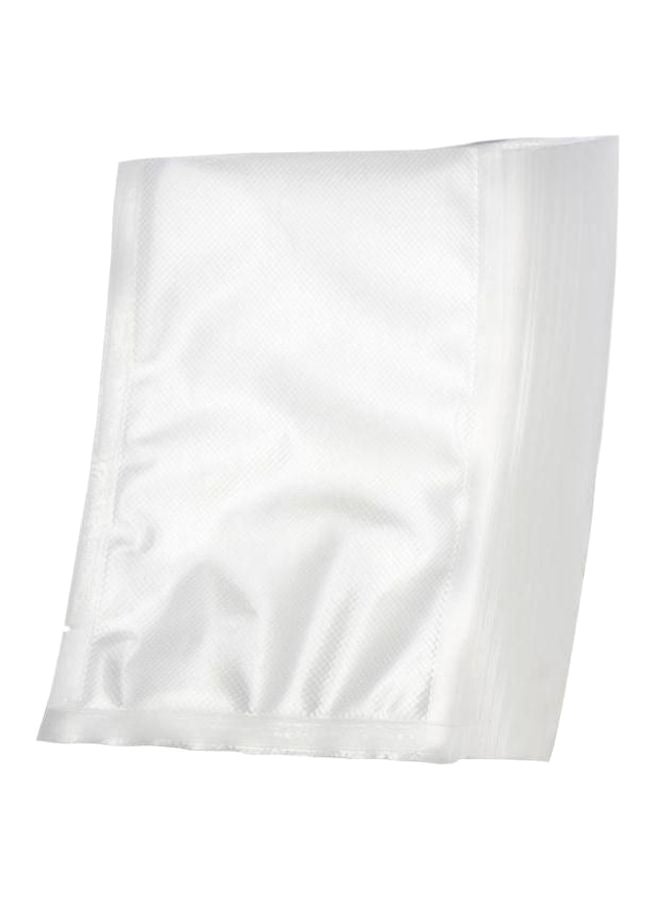 100-Piece Vacuum Sealer Bag Set Clear 25x30centimeter - Image 1