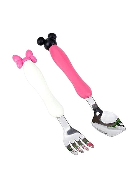 Disney Minnie Mouse Fork And Spoon