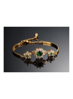 OPK 18 Karat Gold Plated Rhinestone Bracelet  - Image 3
