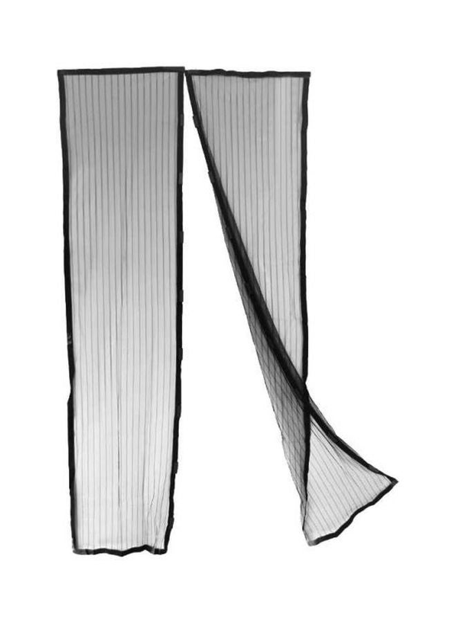 ماجيك ميش ستائر مغناطيسية رمادي/أسود 210à¸£â€”49.5سم - Image 2