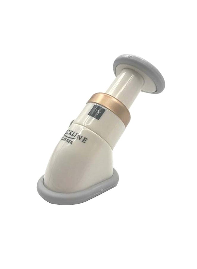 جهاز تدليك للذقن قابل للنقل بيج / رمادي - Image 1